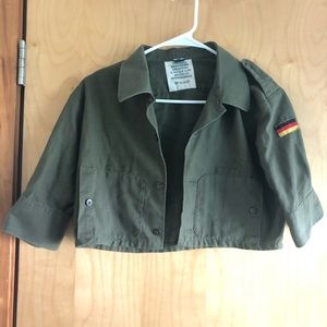 Remade Vintage German Military Cropped Jacket